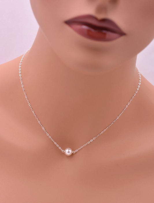 Single Pearl Necklace