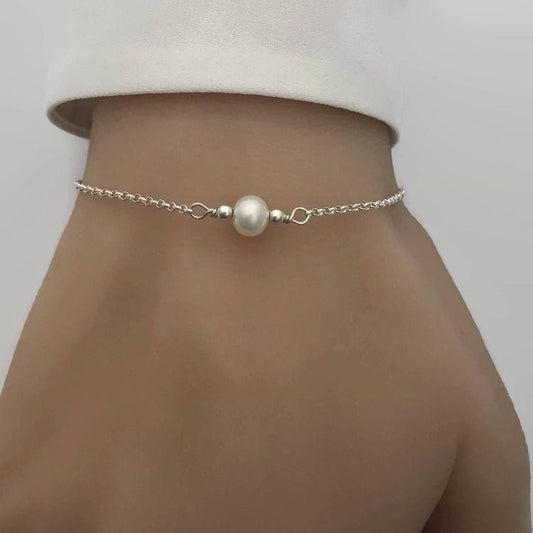 Single Pearl Bracelet