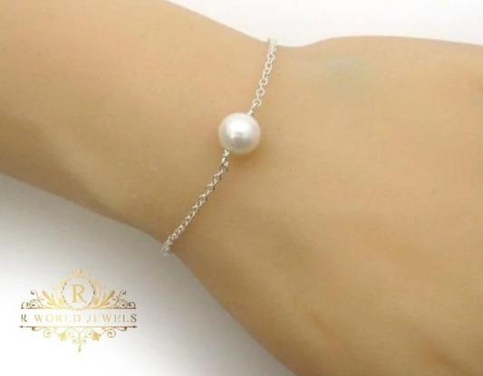 Single Pearl Bracelet